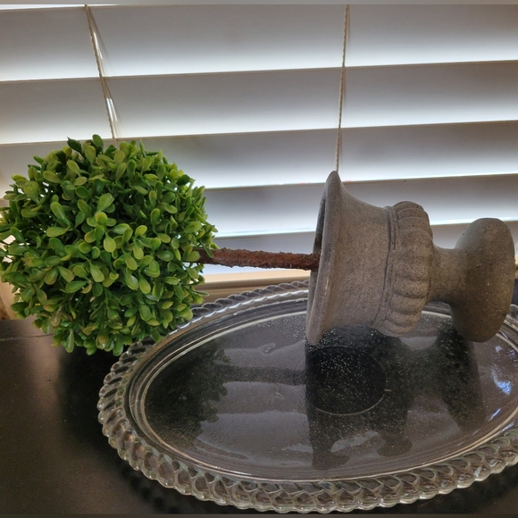 Farmhouse Lifelike Boxwood Topiary Tree in Decorative Urn Style Pot - Picture 2 of 7